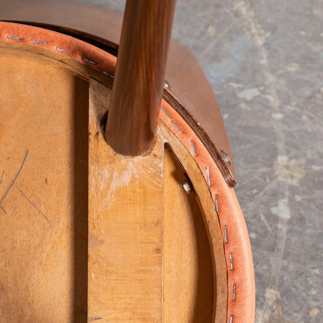 Brown French Baumann Mondor Dining Chairs in Bentwood, 1960s, Set of 6 For Sale - Image 8 of 11