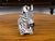 Italian Mid 20th Century Italian Painted Terracotta Statue of a Brown Eyed Zebra Resting on the Ground For Sale - Image 3 of 9
