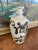 Japanese Japanese Shigaraki Stoneware Sake Bottle With Calligraphy For Sale - Image 3 of 10