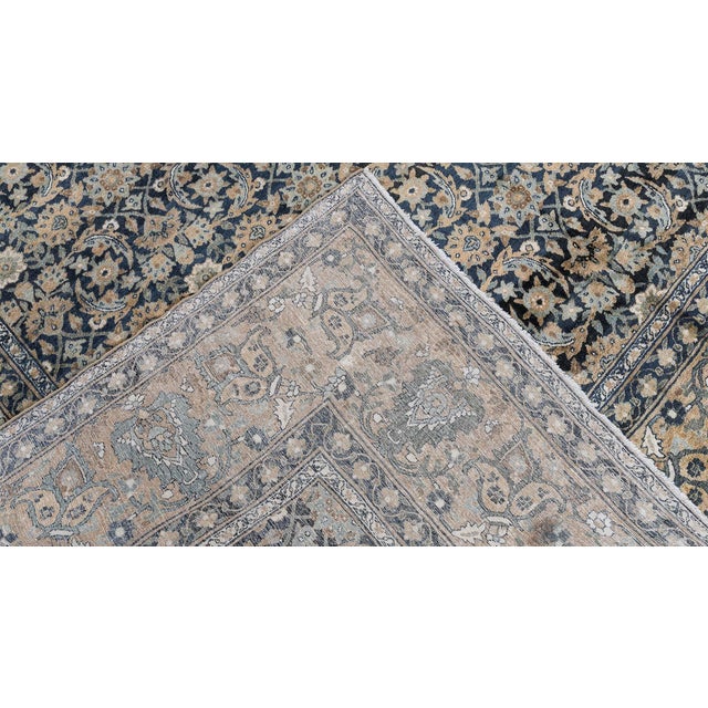 Textile Early 20th Century Persian Kirman Botanic Handwoven Wool Rug For Sale - Image 7 of 10