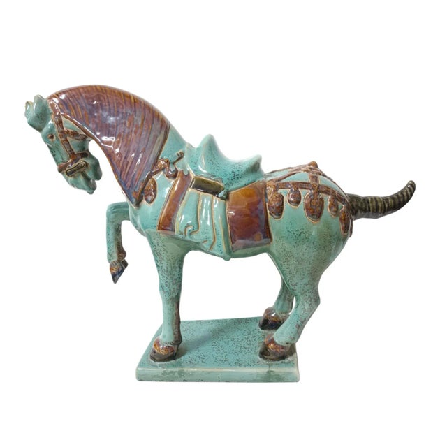 Tang Dynasty Style Terracotta Horse, 1970s For Sale - Image 11 of 11