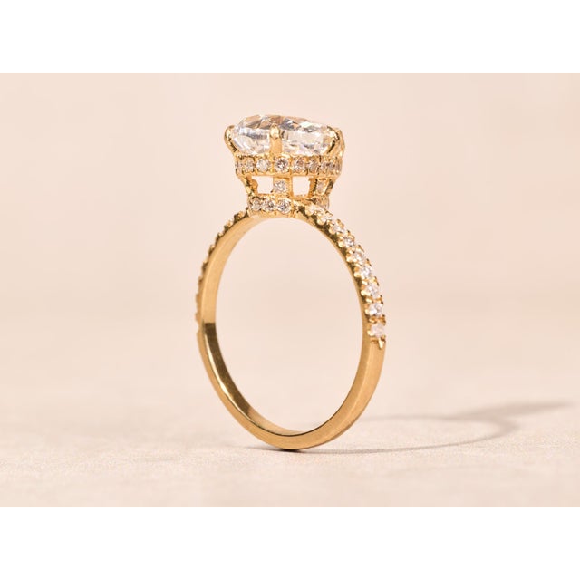 The West River: 2.12 Carat Pear Shaped Diamond Engagement Ring For Sale - Image 15 of 15