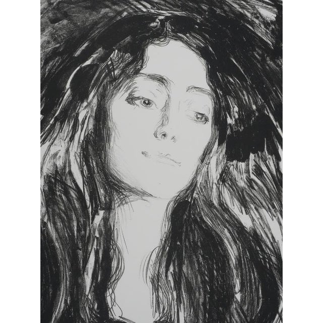 Edvard Munch after Brooch, Eva Mudocci, Lithograph For Sale - Image 5 of 11