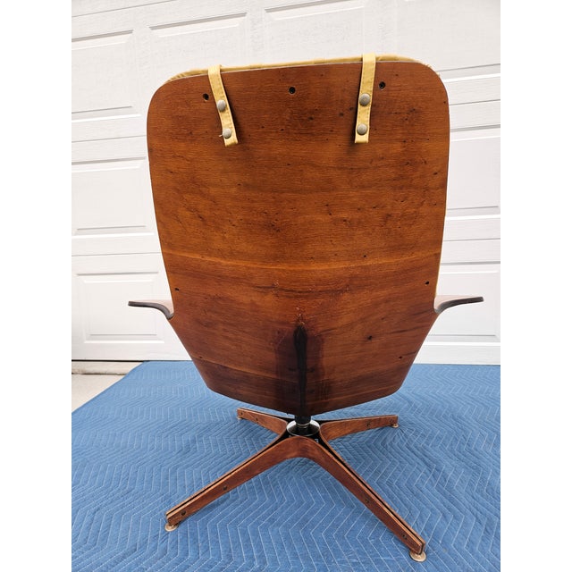 George Mulhauser Mr. Chair and Ottoman For Sale - Image 6 of 18