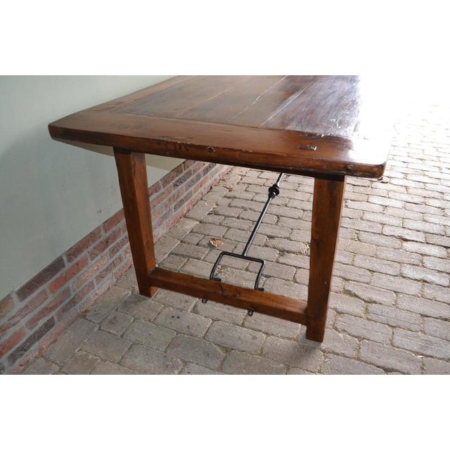 Spanish Dining Table in Oak For Sale - Image 4 of 8
