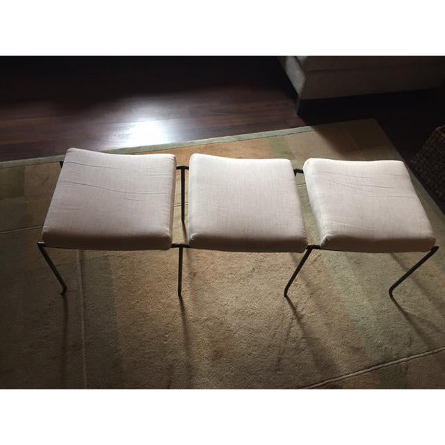 Gorgeous, elegant bench. Just came out of storage. Less than gently used. Barely sat on!
