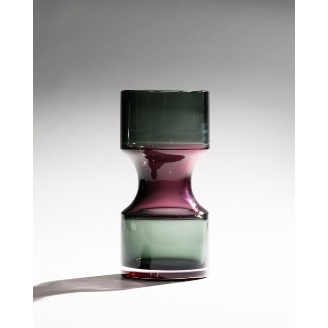 Mid-Century Modern Glass Vase by Tapio Wirkkala for Rosenthal, Germany, 1960s For Sale - Image 3 of 8