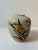 Japanese Japanese Ceramic Vase With Iris and Bird For Sale - Image 3 of 11