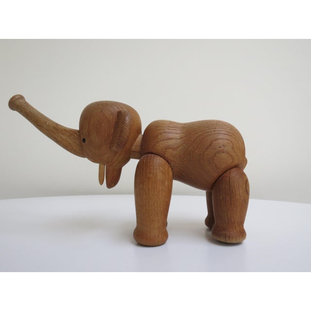 Vintage Danish Beech, Oak and Teak Monkey, Elephant and Bear Figurines by Kay Bojesen, 1960, Set of 3 For Sale - Image 15 of 18
