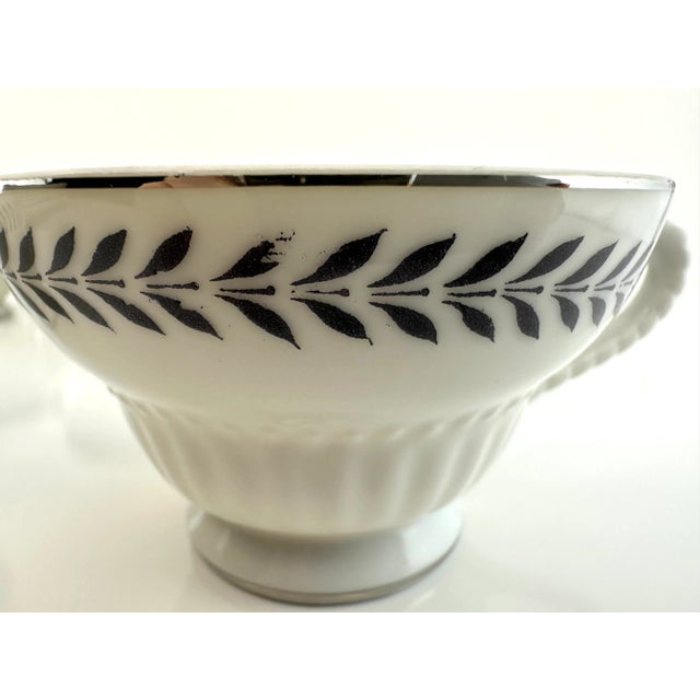 1960s 1960s Serving Luncheon Party Plate and Tea Cup Set, Service for Eleven- 22 Pieces For Sale - Image 5 of 12