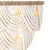 Lorelei Wood Bead Flush Mount, White For Sale In Detroit - Image 6 of 8