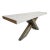 Farmhouse Cairn X-Base Rustic Modern Console Table For Sale - Image 3 of 12