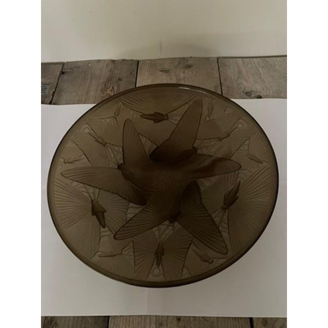 Molded Glass Butterfly Bowl, 1970s For Sale - Image 6 of 6