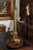 English 19th Century Brass Herbalist Scale with Central Column and Lyre Motif For Sale - Image 9 of 11