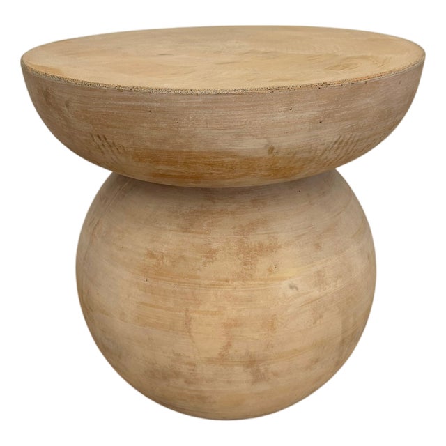 Mid 20th Century Terracotta Stool or Side Table For Sale