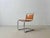 Cantilever Chair with Cognac Leather Covering For Sale - Image 4 of 18