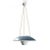 Mid-Century Modern Michel Mortier M4 Suspension Lamp in Dark Gray for Disderot For Sale - Image 3 of 6