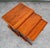 Wood Mid Century Danish Modern Nesting Tables Solid Teak Set 3 Denmark Sled MCM Wood For Sale - Image 7 of 12