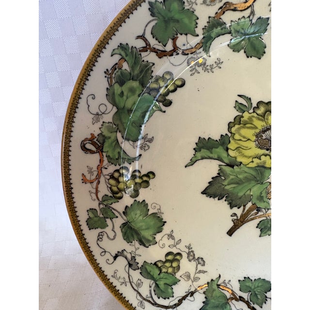 English Late 19th Century Wedgwood Lustreware Dinner Plate For Sale - Image 3 of 10