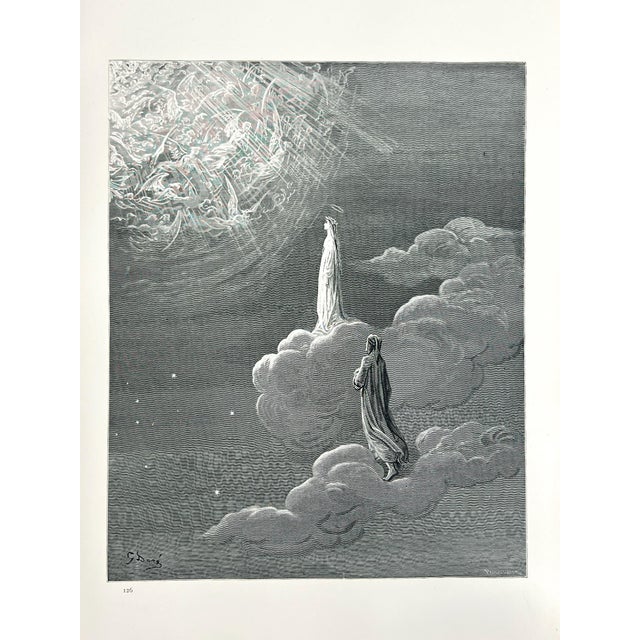 Rare Two Oversized Volume Set, the Doré Gallery: 250 Beautiful Engravings, Vol. I & II Gustave Doré c.1870 For Sale - Image 10 of 12