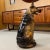 Mid 20th Century Italian Made Hand Painted and Glazed Terra Cotta Near Life Size German Shepherd For Sale - Image 5 of 13