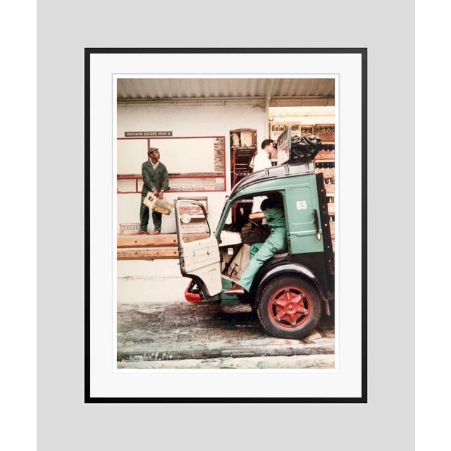 Modern Parisian Wine Market 1950s by Peter Cornelius Framed C-Print For Sale - Image 3 of 3