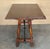 20th Century Spanish Console Fold Out Farm Table with Wood Stretcher For Sale - Image 12 of 18