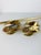 Gold Hollywood Regency French Gold Tone Swan Bathroom Set, Bathroom Towel Ring, Towel Rail, and Wall Hook, 1970s, Set of 3 For Sale - Image 8 of 18