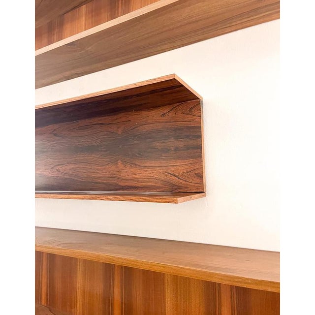 Mid-Century Modern Shelves in the style of Wihlem Renz, 1960s, Set of 3 For Sale - Image 4 of 6