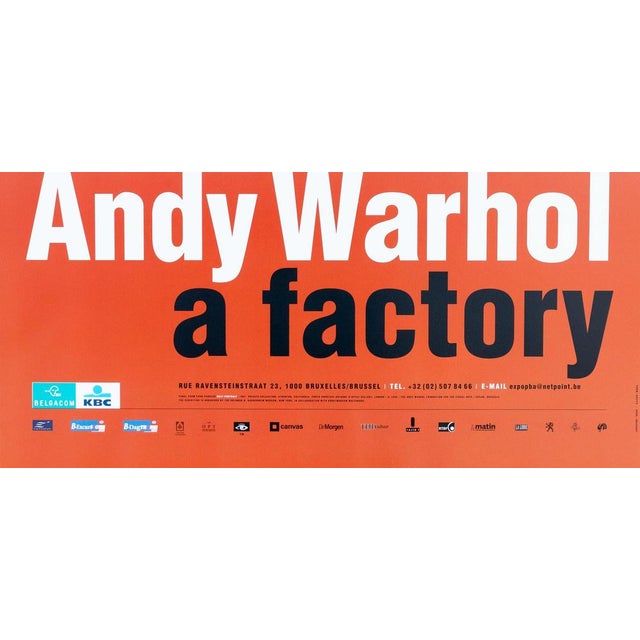 A Factory Poster after Andy Warhol For Sale - Image 4 of 6