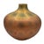 1970s Art Nouveau Weller Style Iridescent Amber & Gold Raku Fired Vase, Pair For Sale In Los Angeles - Image 6 of 14