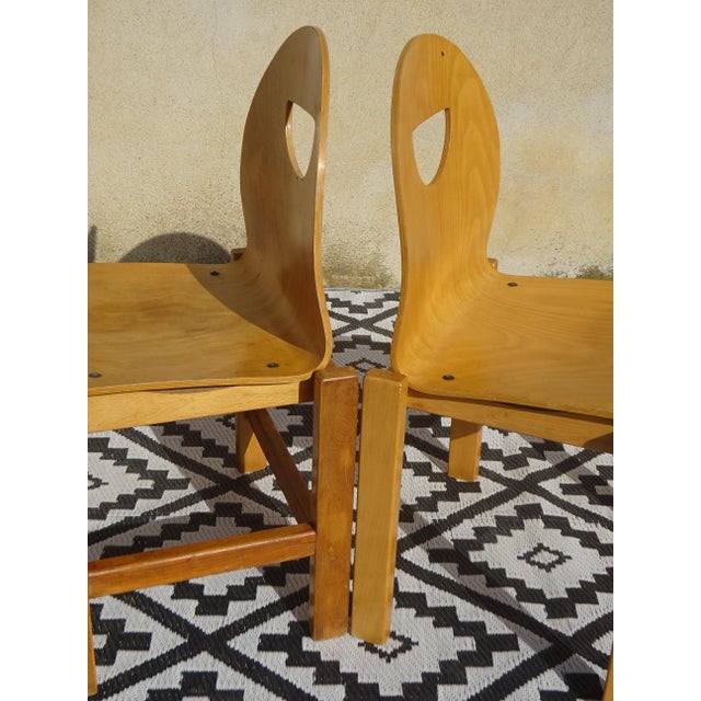 Light Beech Dining Chairs, Set of 2 For Sale - Image 11 of 18