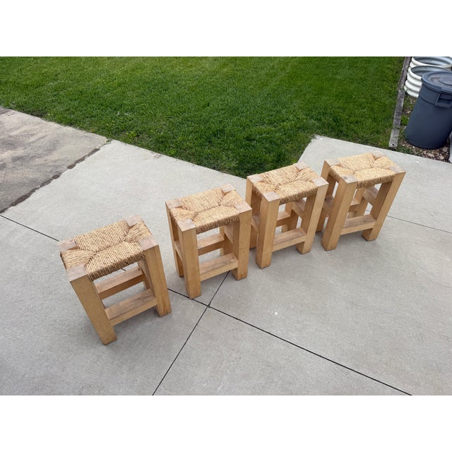 Landon Cole Custom Furniture Bar Stools (Inspired by James Perse "Helena Bar Stool") For Sale - Image 15 of 17