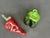 Hand Blown Glass Red and Green Pepper Vegetable Figurines For Sale - Image 9 of 12