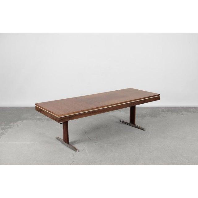 German Rosewood Adjustable Table from E.M.U, 1960s For Sale - Image 6 of 16