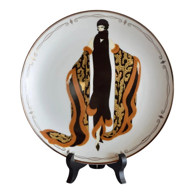 Erté "Mystic" Limited Edition Plate For Sale