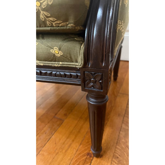 Olive 2010s Ethan Allen Giselle Chair For Sale - Image 8 of 12