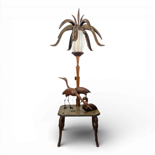 Palm Tree Floor Lamp by Alberto Tura, 1950s For Sale