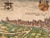 Traditional Frankfort, Germany: A 16th Century Hand-Colored Map by Braun & Hogenberg, 1595 For Sale - Image 3 of 5