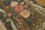 American 1880s Green Floral Folk Art Antique American Hooked Rug 3'10" X 6'3" Hand Knotted Wool Carpet For Sale - Image 3 of 4