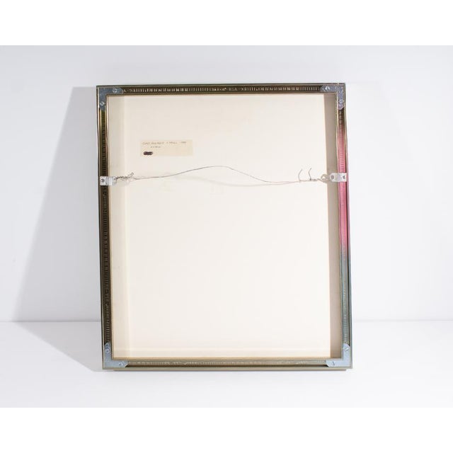 1995 “Card, Portrait & Skull” Casein Painting by Gerald G. Boyce For Sale - Image 4 of 9