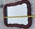 Wood Antique Traditional Mahogany Carved Scalloped Wall Mirror For Sale - Image 7 of 8