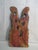 Mid 20th Century Vintage African Wood Carved Wall Decor 2 Ladies For Sale - Image 5 of 10