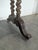 Louis XIII Walnut Writing Table with Twisted Legs and Two Drawers, 1800s For Sale - Image 6 of 10