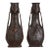 Mid 19th Century Art Nouveau James Garnier Bronze Fairy Vases- a Pair For Sale