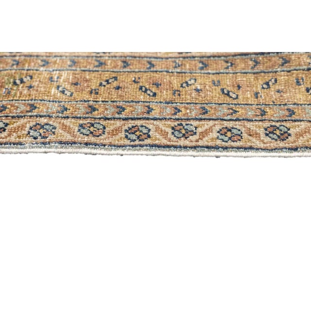 Black Antique Tabriz Rug 7'4'' x 9'7'' For Sale - Image 8 of 12