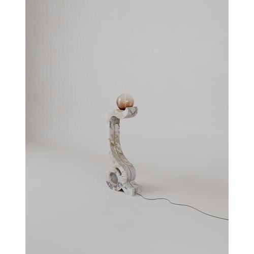 Calacatta Macchia Vecchia Lucerna Lamp by Esther Knopfler For Sale - Image 4 of 17