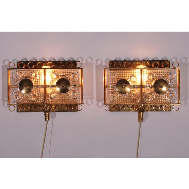 Wall Sconces by Carl Fagerlund for MPR Denmark,1960, Set of 2 For Sale - Image 3 of 4