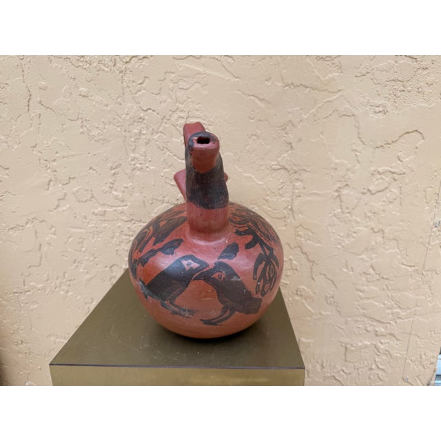 Ceramic Mexican Hand Crafted Folk Art Ewer For Sale - Image 7 of 7