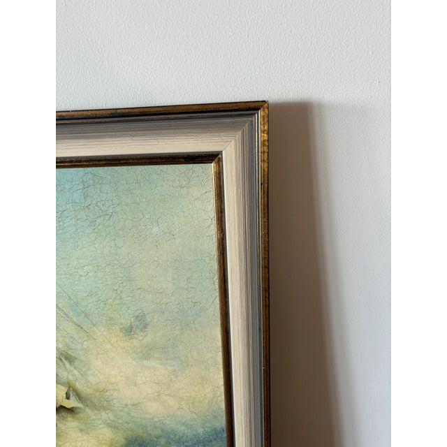 This is a large frame that was made in Germany in the early 70s by a master carpenter. Notice how he reinforced the...